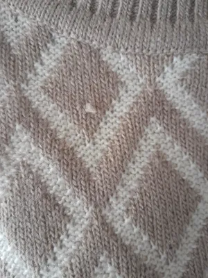 Vince Camuto Oxford Tan Diamond Turtleneck Sweater thumbnail 4