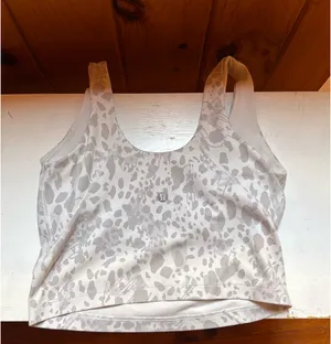 White Cheetah Lululemon Align Tank thumbnail 2