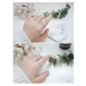 NEW Unisex 925 Sterling Star Adjustable Band Ring, Toe Ring, Pinky Ring‎ thumbnail 8