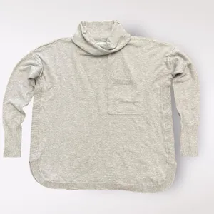 Vineyard Vines Wool Cotton Blend Turtleneck Sweater Womens‎ Gray Size S thumbnail 1
