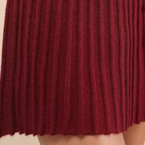 LULU's Chic Sexy Casual Ribbed Stretch Long Sleeve Warm Cozy Sweater Skate Dress thumbnail 6