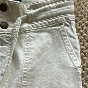 Abercrombie & Fitch Cream Ultra-High Rise Jeans thumbnail 8