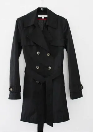 DKNY Abby Double Breasted Trench Coat thumbnail 3