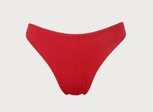 Berlook Red Twist Backless Bikini Top and Red Solid Low Waisted Bikini BOT 01 Size L thumbnail 9