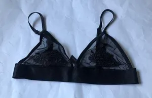 OUT FROM UNDER Mesh Bralette black L thumbnail 1