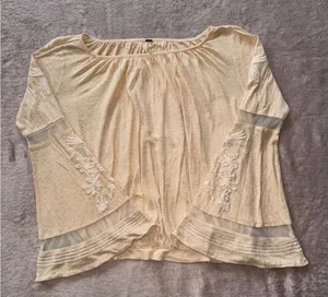 Free‎ People Women’s Lightweight Pullover Long Sleeve Blouse Size Xsmall thumbnail 1