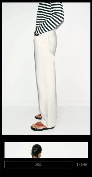ZARA Jeans High-Rise thumbnail 4