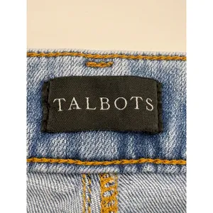 Talbots Wide Leg Crop Jean Womens‎ Size 8 Blue Montecito Wash Denim High Rise thumbnail 6