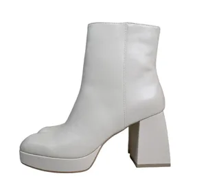 Dolce Vita Womens 10 Ulyses Platform Bootie in Ivory Leather NEW thumbnail 5