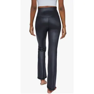 ✨90 Degree By Reflex Faux Leather Flared Leg Yoga Sz Medium Pants✨ thumbnail 5
