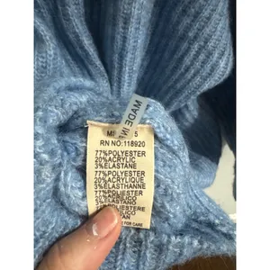 FRNCH Mock Neck Oversized Knit Sweater‎ Size Medium/Large thumbnail 3