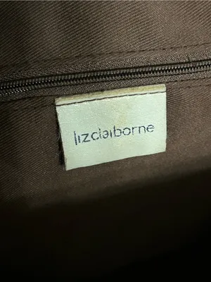 Liz Claiborne Women’s Taupe Textured Hobo Shoulder Bag Purse thumbnail 13