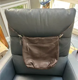 COACH Brown Leather Shoulder Bag thumbnail 1