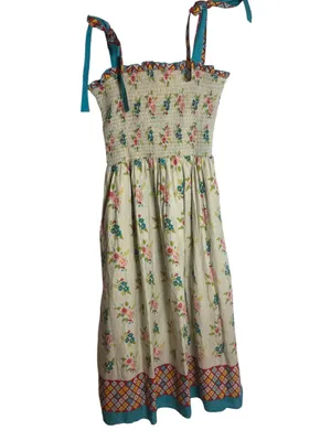THML Women's Blossom Breeze Smocked Midi Dress XS NWOT thumbnail 4