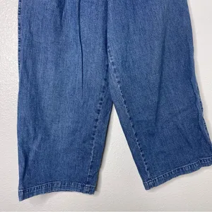 Madewell The Harlow Wide-Leg Cropped Jean in Fairson Wash Size 4/28 thumbnail 3
