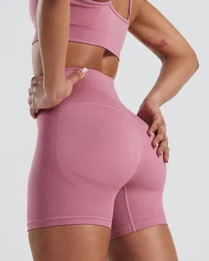 Women’s Best Motion Seamless Shorts in Heather Rose - Large thumbnail 4