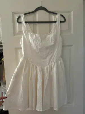 Princess Polly Straplie Mini Dress White thumbnail 5