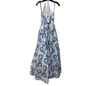 Speechless Blue‎ Metallic Halter Evening Formal Dress Gown Size 0 New with Tags thumbnail 9