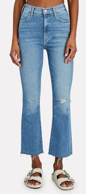 MOTHER The Hustler Ankle Fray Jeans Understudy NWT Size 25 thumbnail 1