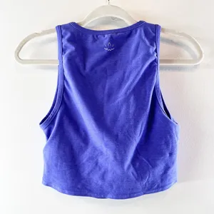 Beyond Yoga Sleeveless High Neck Cropped Tank Top Violet Purple Small thumbnail 2