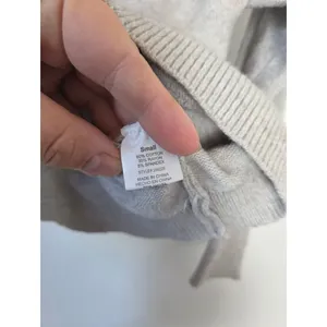 Poof Gray Cardigan Sweater Short Cozy Soft Academia Preppy Twee Old Money Small thumbnail 8