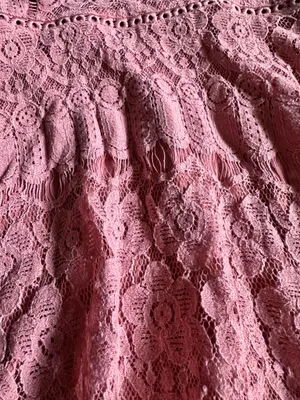 Dusty Rose Lace Blu Pepper Dress thumbnail 4