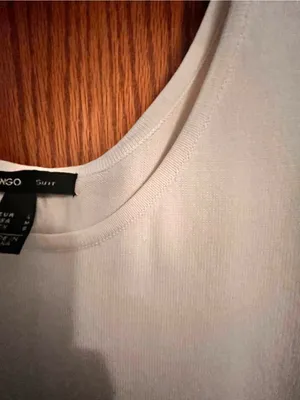 Mango Two-Tone White and Black Tank Mini Dress thumbnail 3