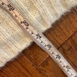 Anthropologie Maeve Dionne chunky knit mint sweater large thumbnail 7