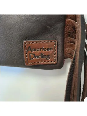 American Darling Western Crossbody Purse Red Cowhair Leather Fringe Aztec Girl thumbnail 9