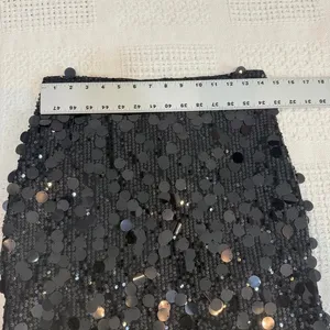 Kate Kasin medium sequin stretch mini skirt bodycon SK 2814 thumbnail 3
