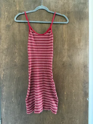 Brandy Melville Red Stripped Dress thumbnail 3