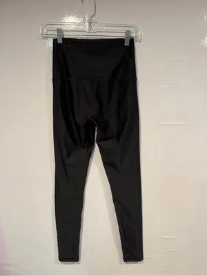 High-Waisted Black Aerie 7/8‎ Yoga Leggings thumbnail 3