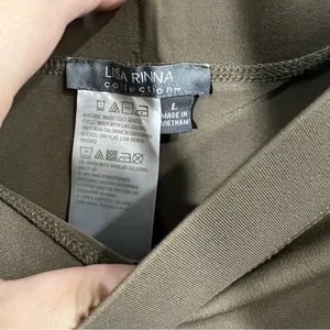 Pull on joggers by Lisa Rinna Collection greenish brown Size L thumbnail 4