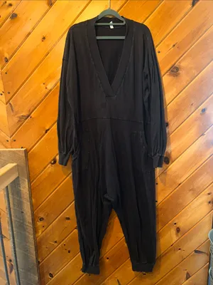 Free People Intimately Just Because Jumpsuit Onesie in Charcoal gray thumbnail 8