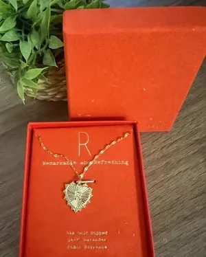 a new day Gold Initial Pendant Necklace thumbnail 1