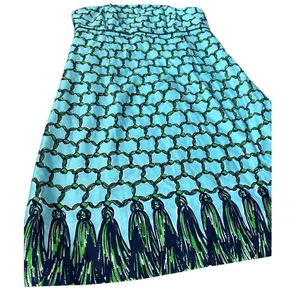 Lilly Pulitzer Bowen Cameo White‎ Macrame Me Print Strapless Dress Size 8 thumbnail 6