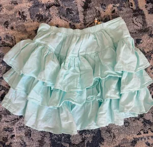 Blue Ruffle Skirt Size L thumbnail 3