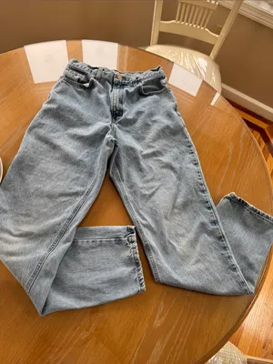 Abercrombie & Fitch Light Blue Relaxed Women’s Jeans Size 10 thumbnail 6