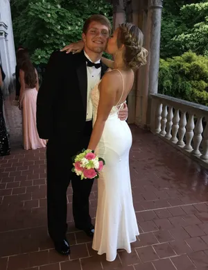 Revolve White Gown thumbnail 6