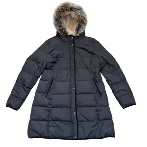 Lauren Ralph Lauren 60% Down Puffer Coat Fur Hood Black XL Winter‎ Parka Jacket thumbnail 2
