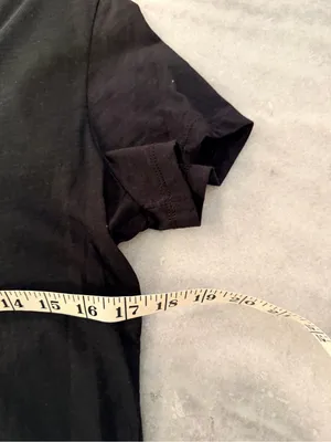 NWOT Madewell Size M Black V Neck Short Sleeve Slub Cotton Tee Shirt thumbnail 6