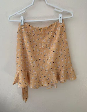 Princess Polly Yellow Skirt thumbnail 4