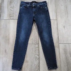 Lucky Brand Ava Super Skinny Darkwkash Jeans | Lucky Brand 4/27 Skinny Jeans thumbnail 2