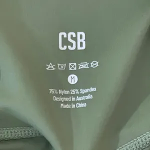 CSB Women's Green High Rise Yoga Gym Workout Athletic Activewear Legging Pants M thumbnail 4