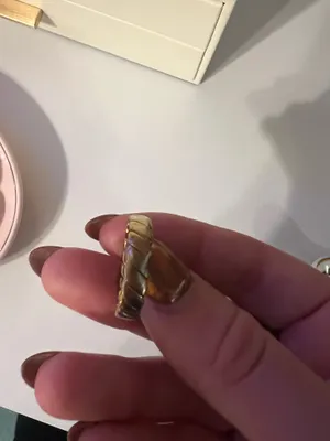 Gold twisted ring #twistedring #jewelry thumbnail 3