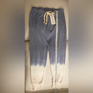 NWT Wildfox Jack Joggers Blue& Beige Dye Size M thumbnail 6
