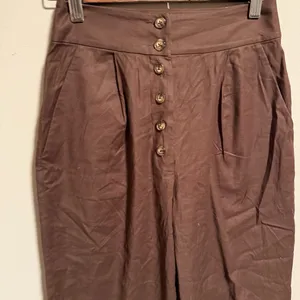 REFORMATION Roz Pant Trouser Button Fly Brown- Size 0P Petite thumbnail 5