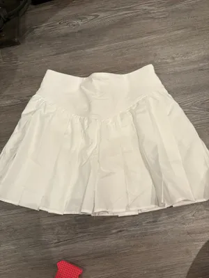 Free People Movement Swing of Thing Skort Size Small White NWT thumbnail 2