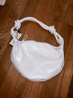 Banana republic white hobo purse thumbnail 2