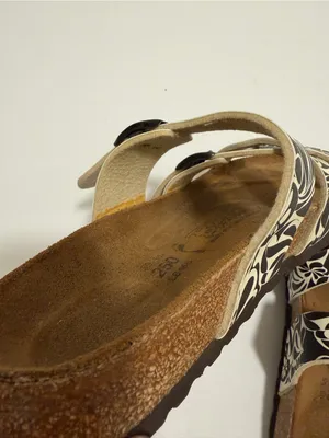 Birkenstock Salina Sandals Brown White Birkis Shoes Size 8 thumbnail 8